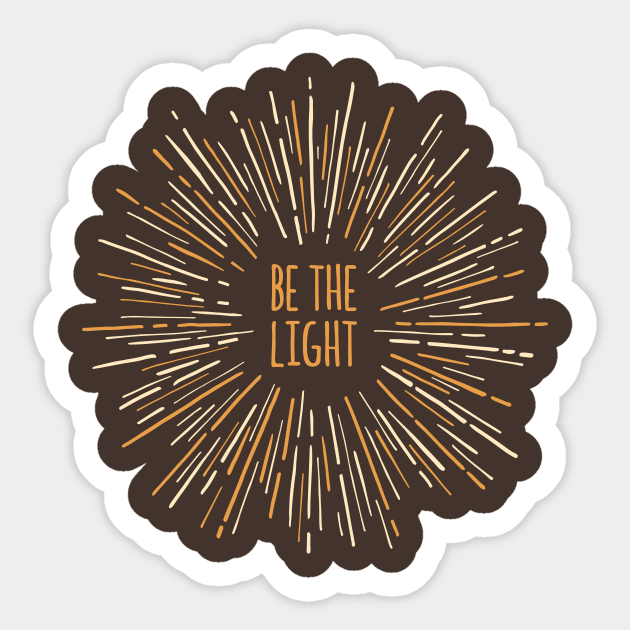 Be the Light Sticker by emberstudio